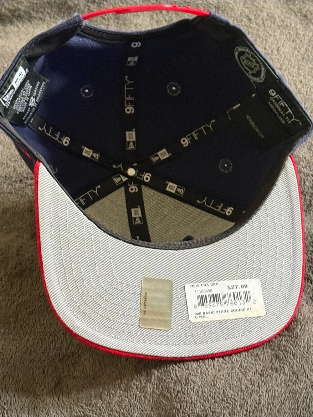 New Era 9FIFTY Columbus Blue Jackets snapback hat